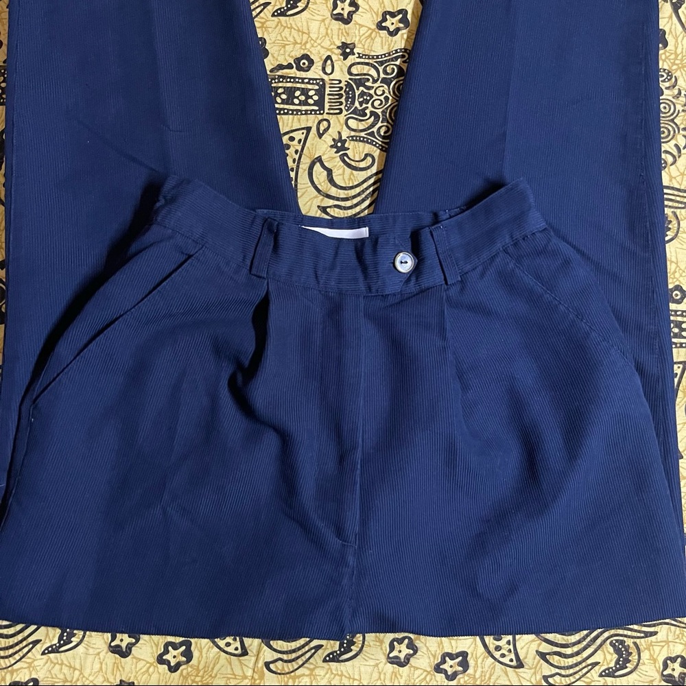 Chic Christopher & Banks Blue Corduroy Pants